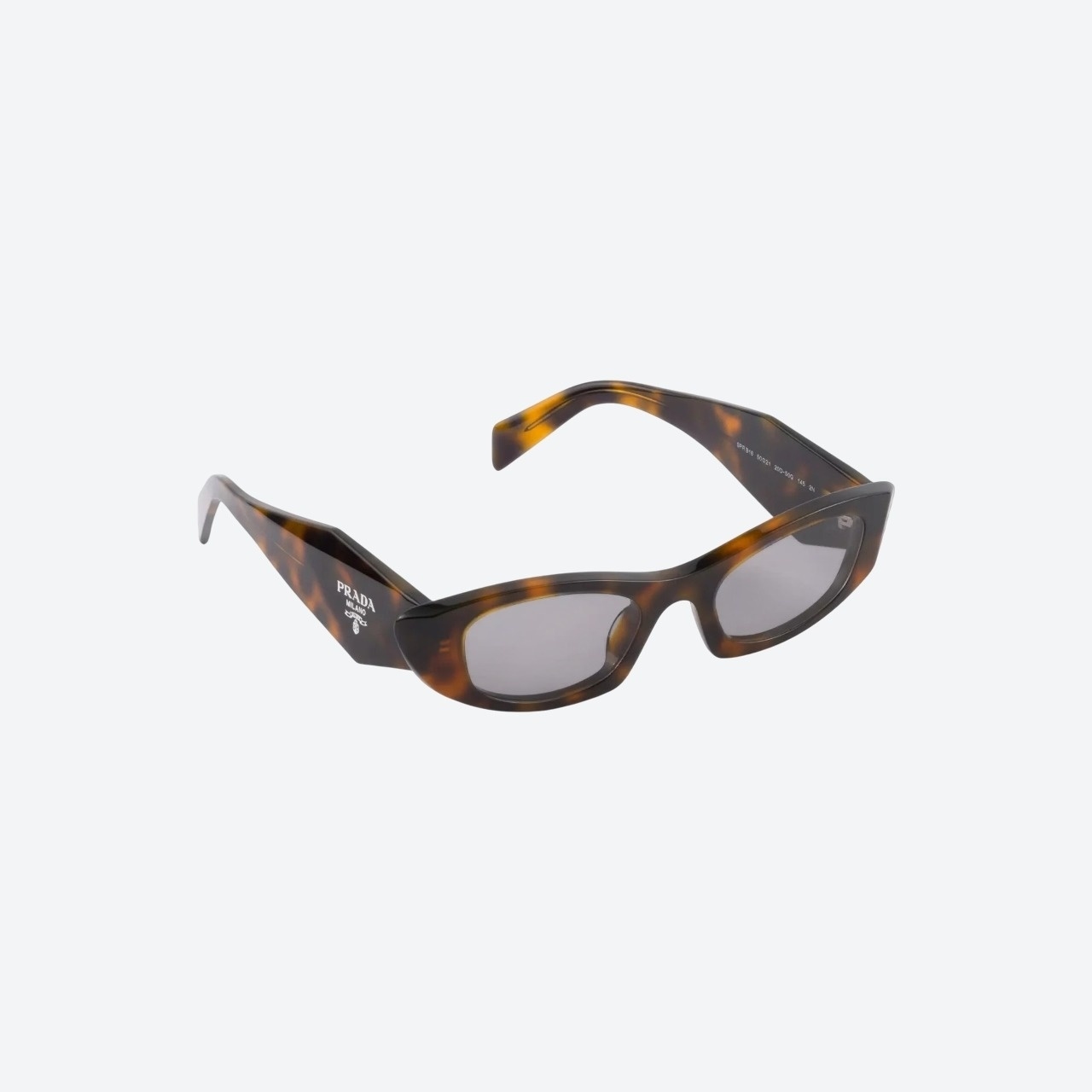 Prada Symbole sunglasses with slate gray lenses, front view
